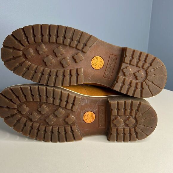 Timberland 14” Premium Nubuck Leather Boots Combat Style 8.5 Woman’s - Picture 6 of 9